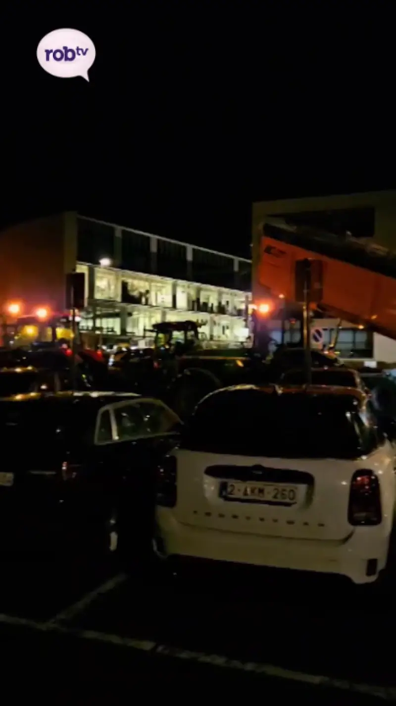 Boeren protesteren in Tienen