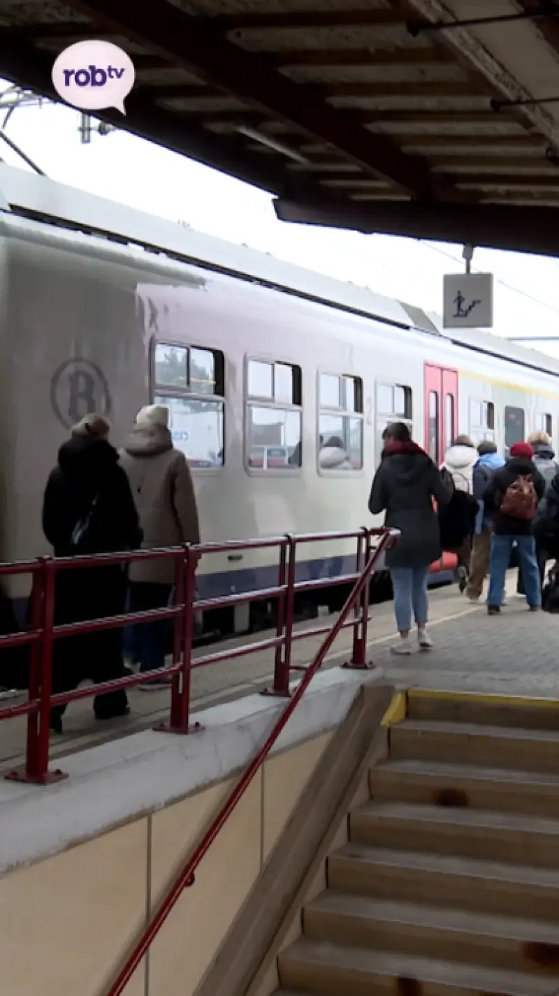 Hinder door treinstaking