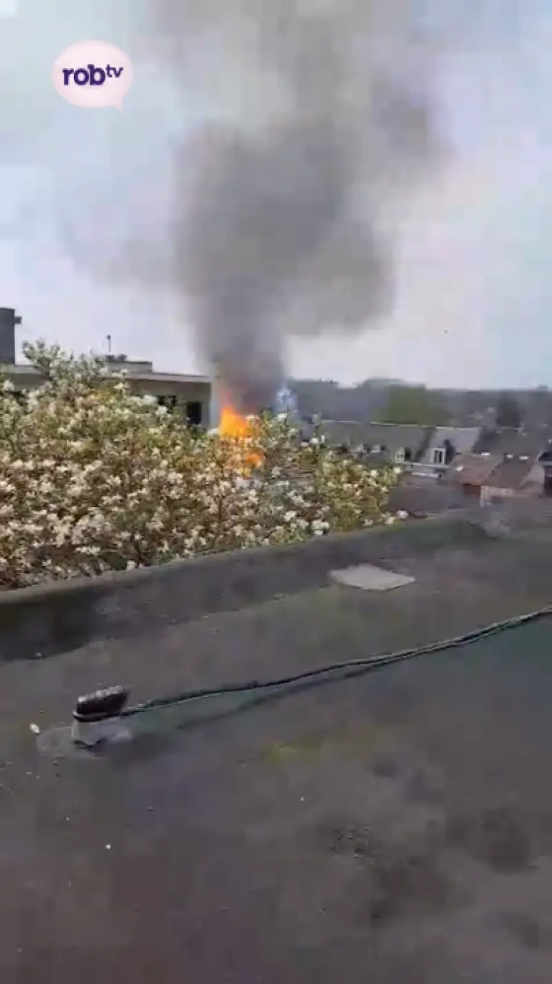 Zware brand in Tienen