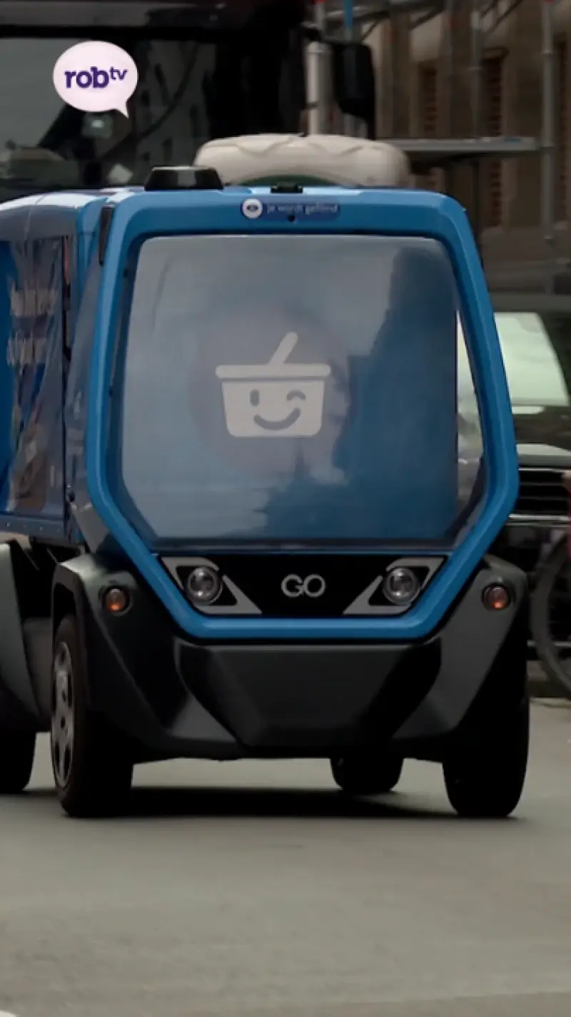 Zelfrijdend wagentje in Leuven!