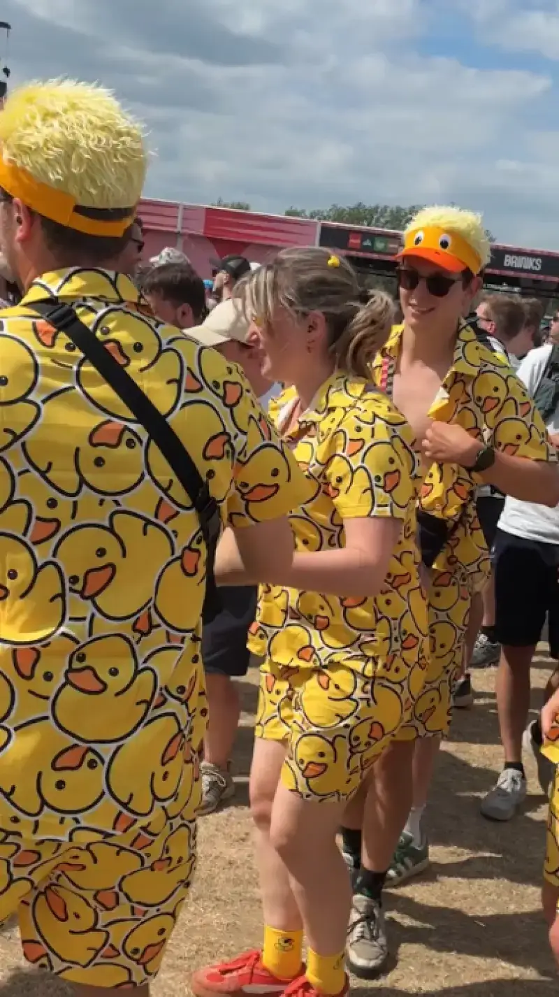 Eendjes op Rock Werchter!