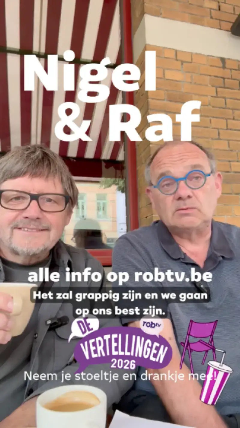 ROBtv Vertellingen in Haacht met Nigel Williams & Raf Coppens!