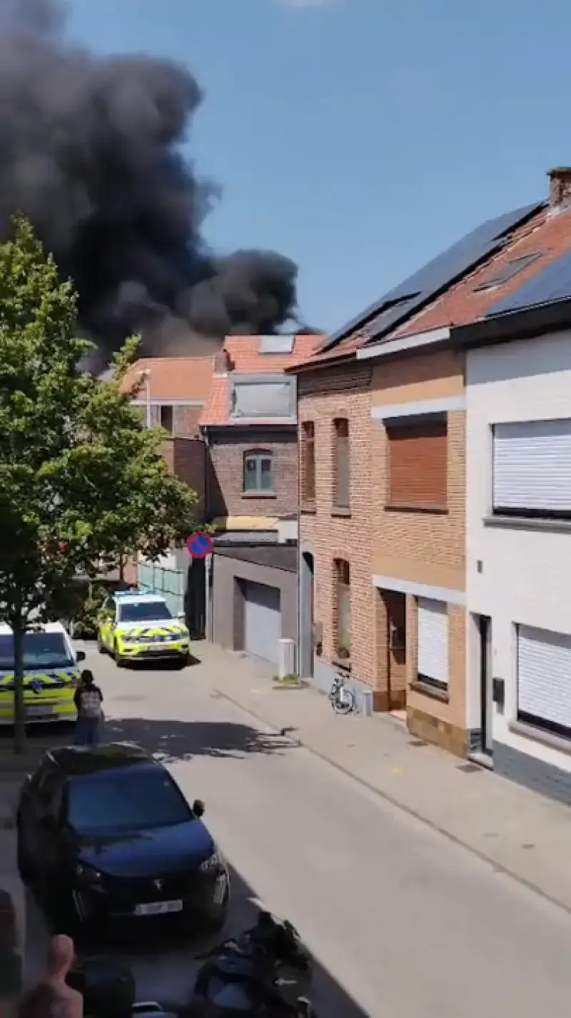 Zware brand in Kessel-Lo