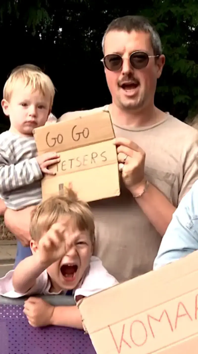Wielerfans op de Wijnpers!