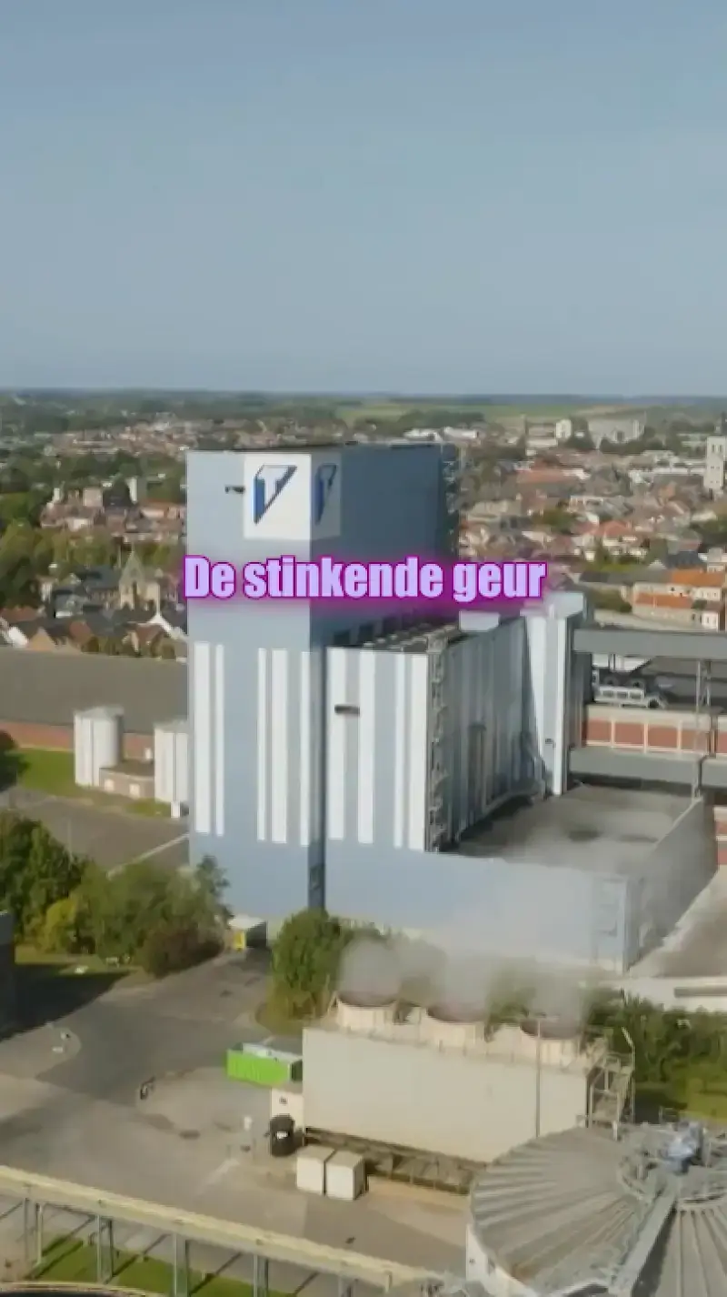 Stinkende geur in Tienen