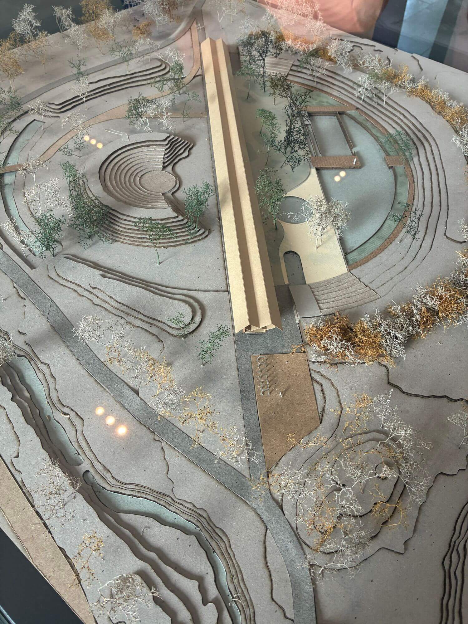 <i>Maquette van openluchtzwembad in provinciedomein Kessel-Lo</i>