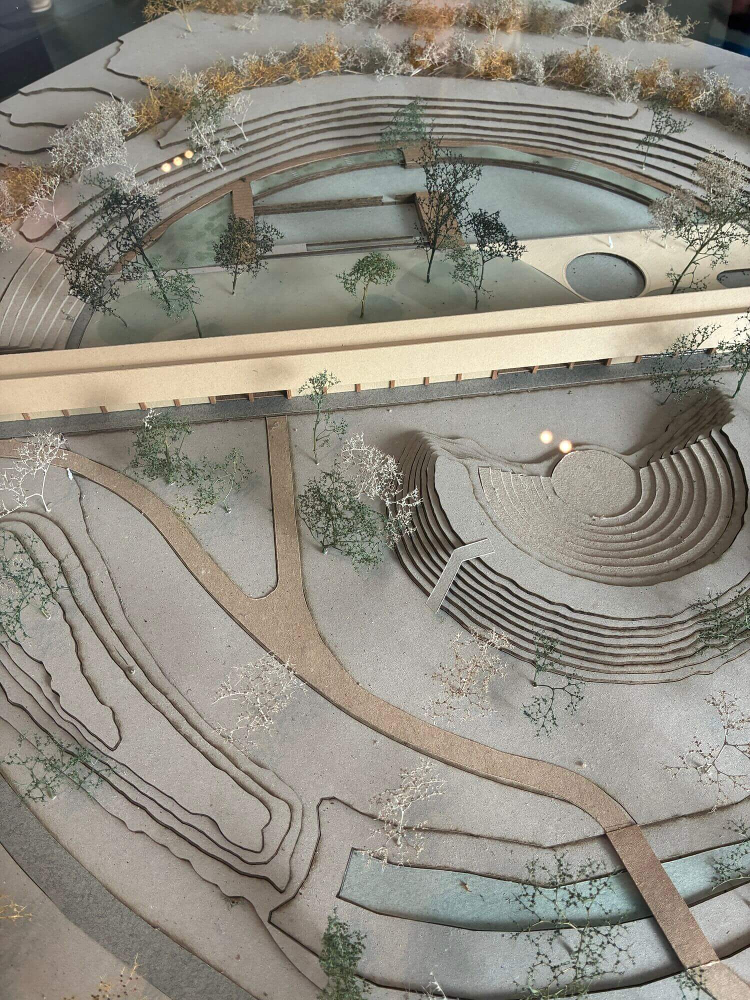 <i>Maquette van openluchtzwembad in provinciedomein Kessel-Lo</i>